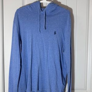 Ralph Lauren Men's Light Blue Hoodie Sweater